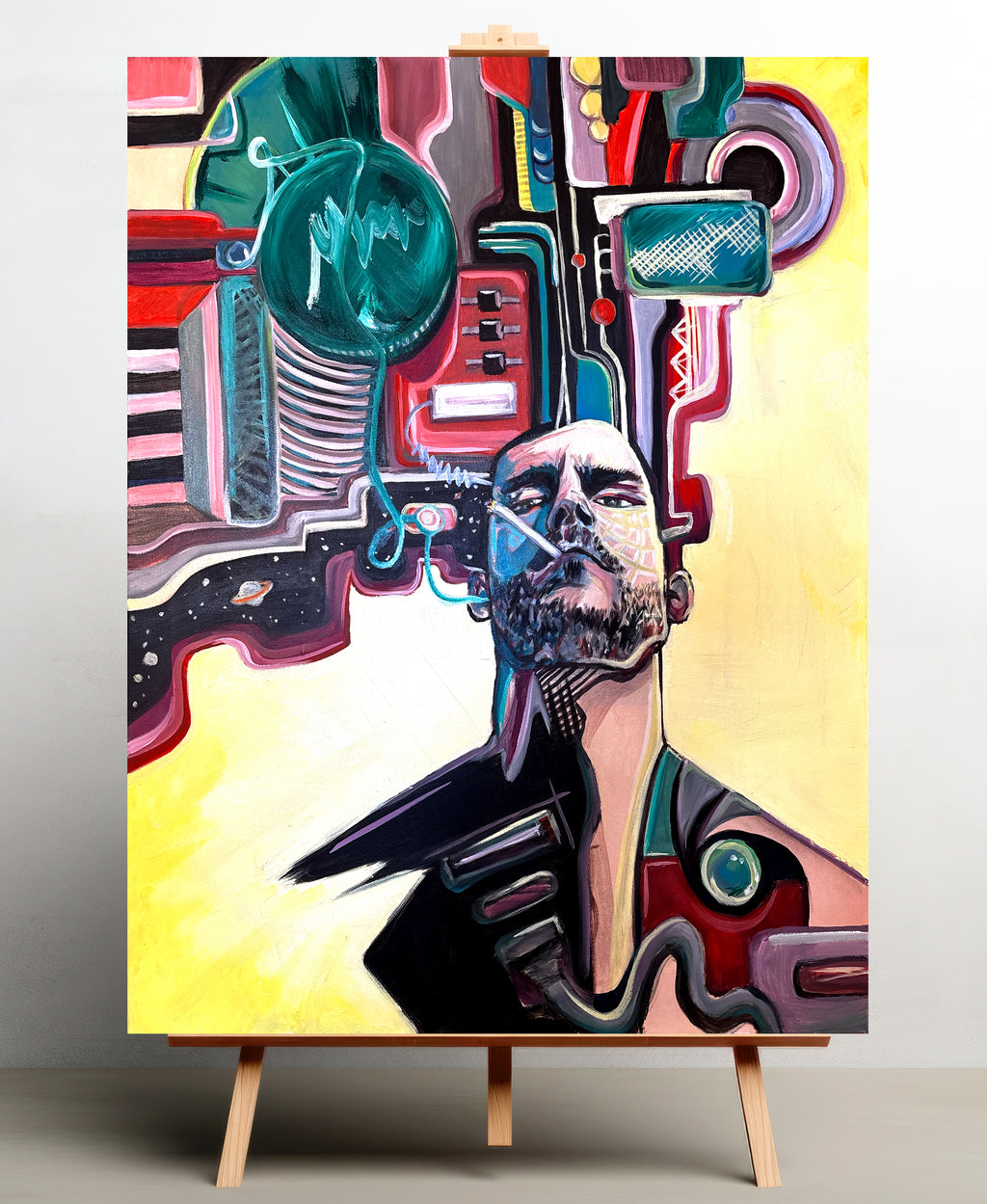 Ciberpunk 70X90 (Óleo)