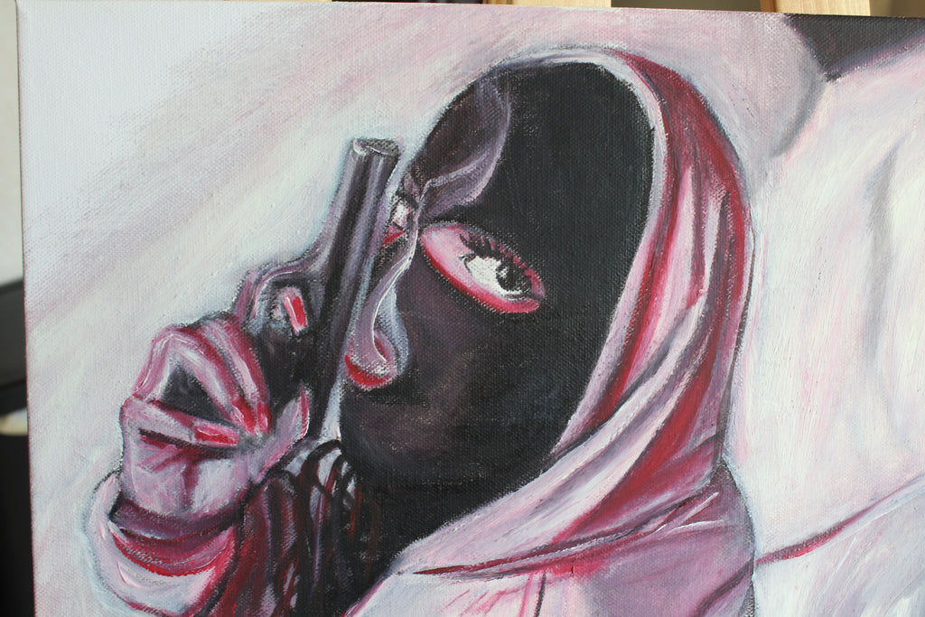 Guerrera 40X60 (Óleo)