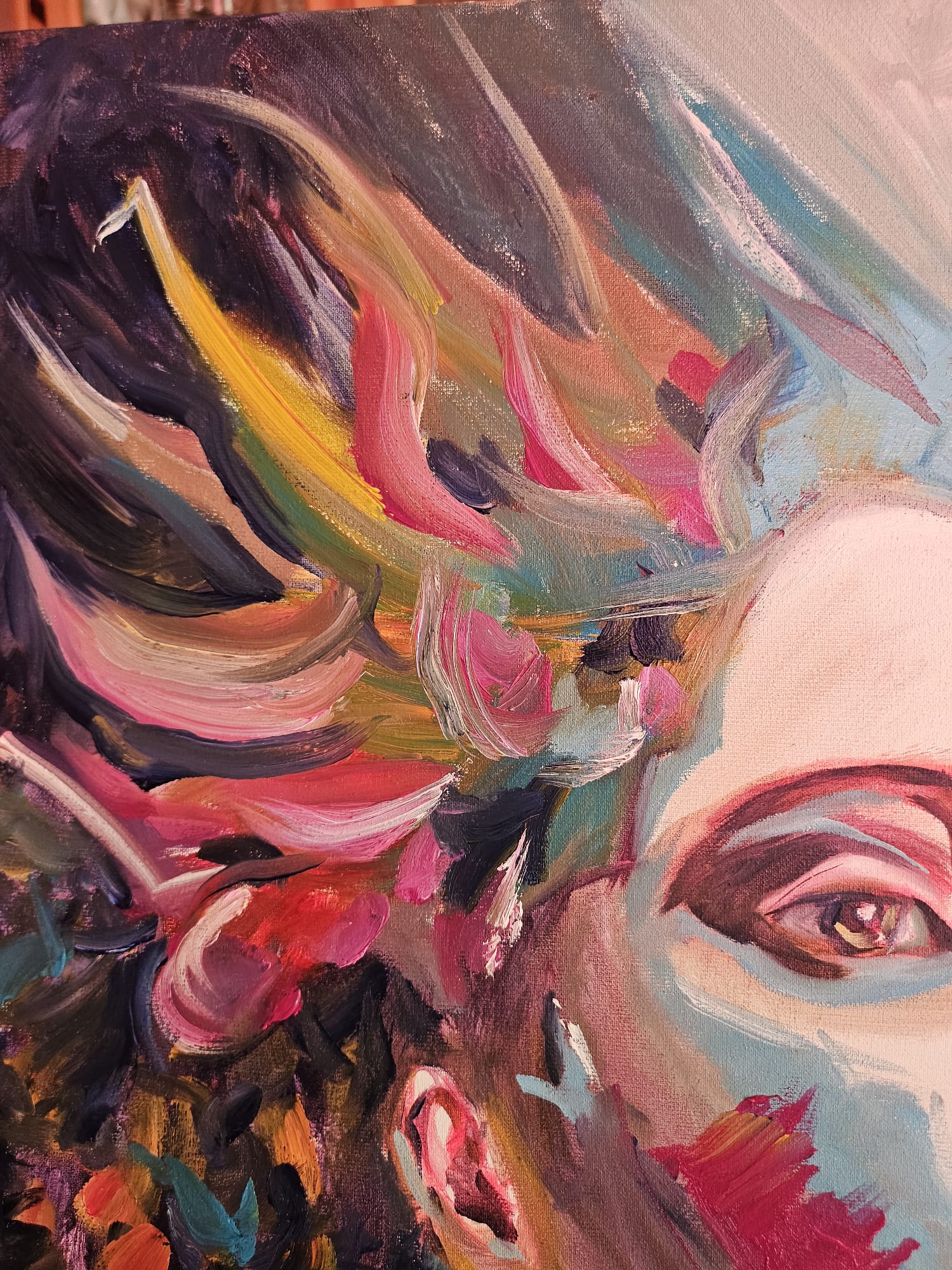 Éxtasis Cromático 50X70 (Óleo)