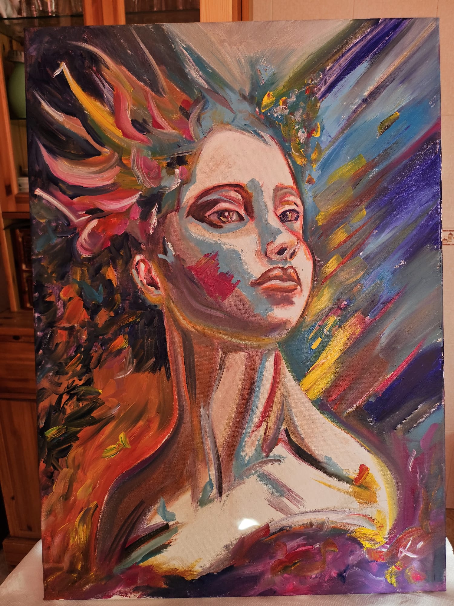 Éxtasis Cromático 50X70 (Óleo)