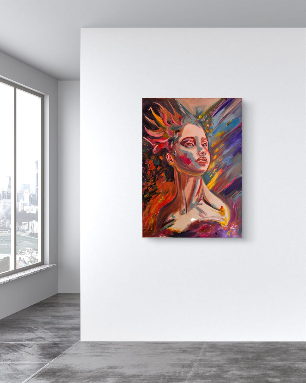 Éxtasis Cromático 50X70 (Óleo)