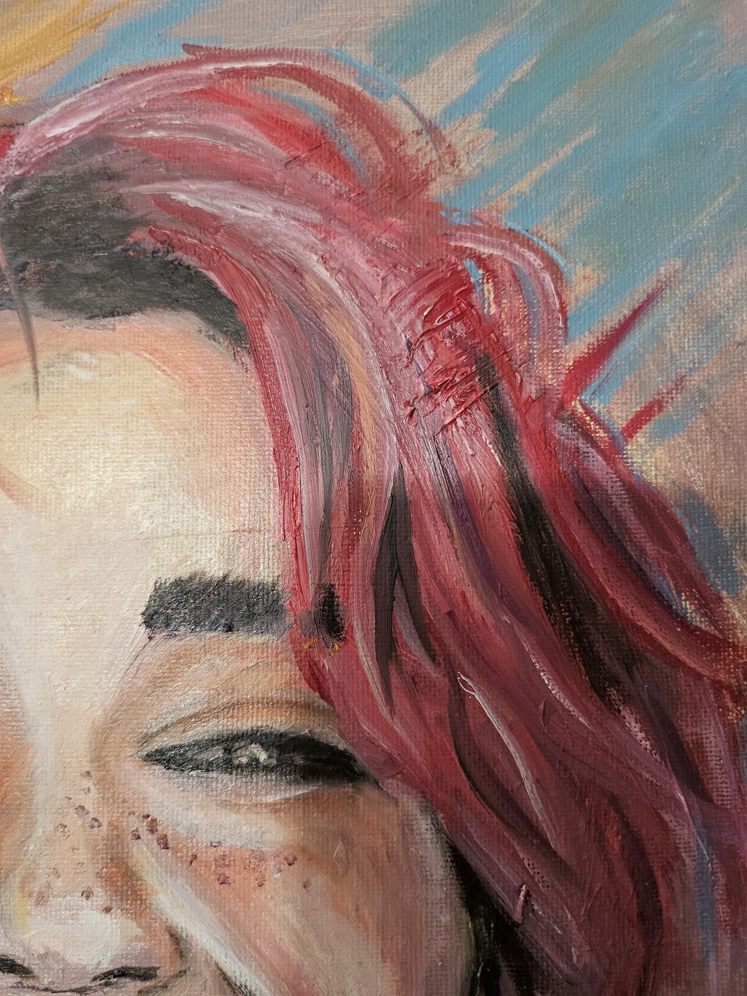 Sonrisa contagiosa 30X40 (Óleo)