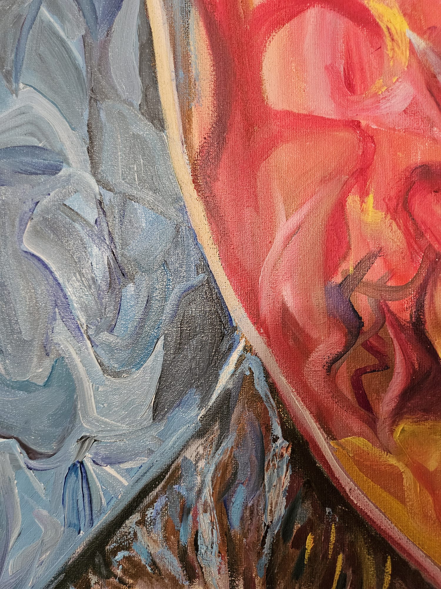 Dualidad ardiente 60x90 (Óleo)