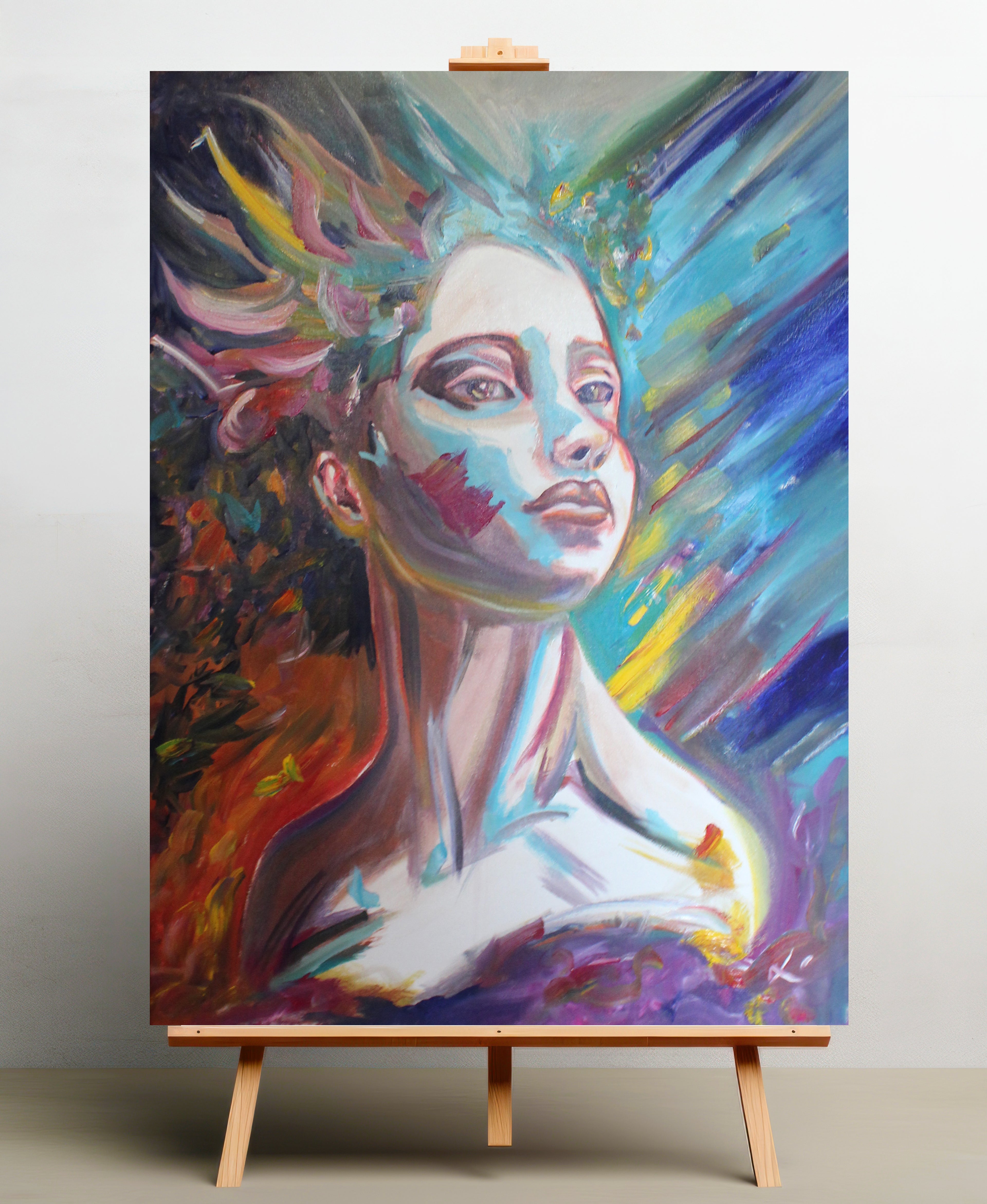 Éxtasis Cromático 50X70 (Óleo)