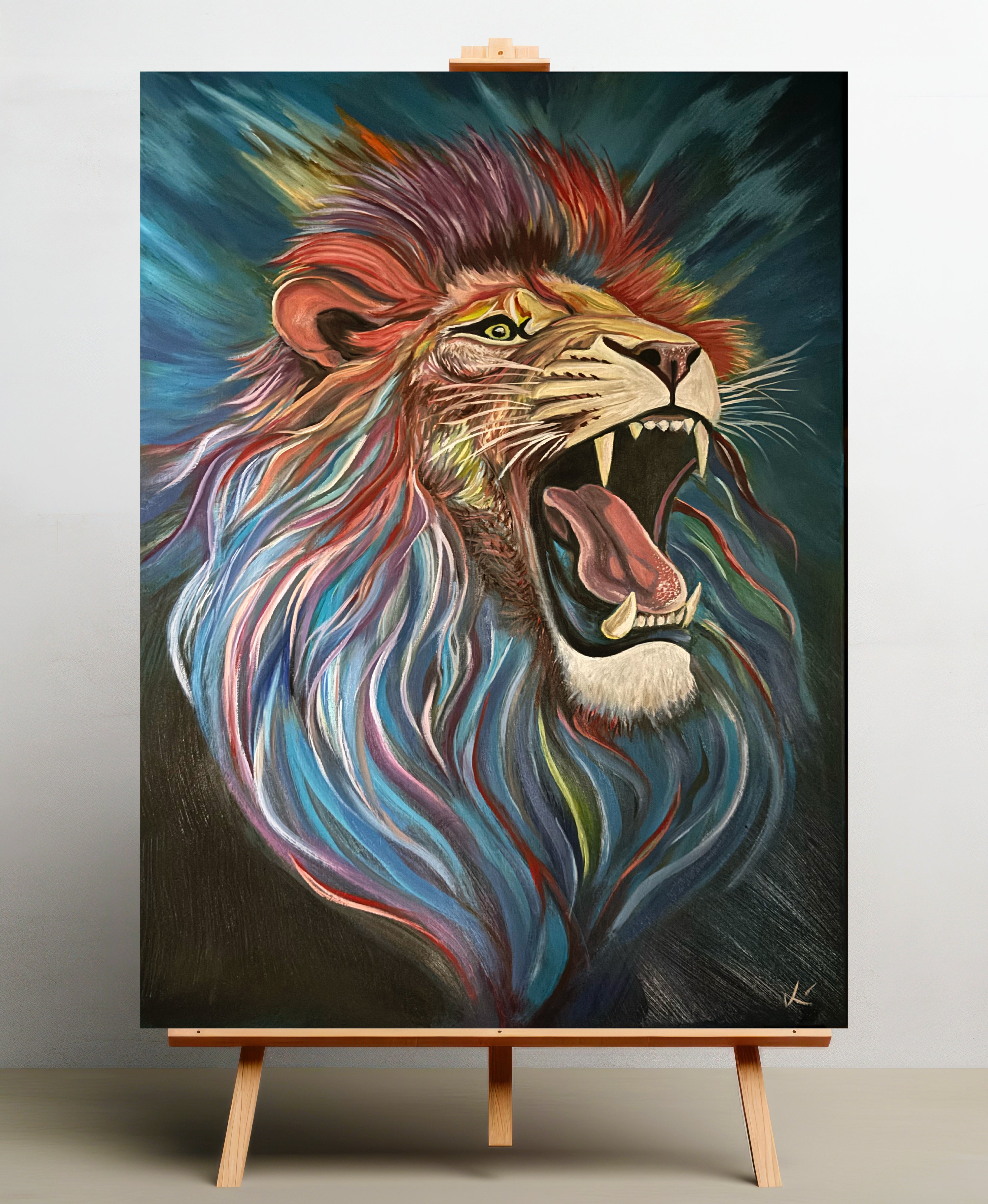 León 60x90 (Óleo)