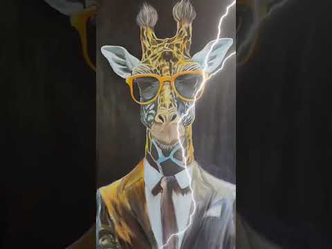 Sr. Jirafa 70x90 (Óleo)