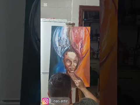 Dualidad ardiente 60x90 (Óleo)